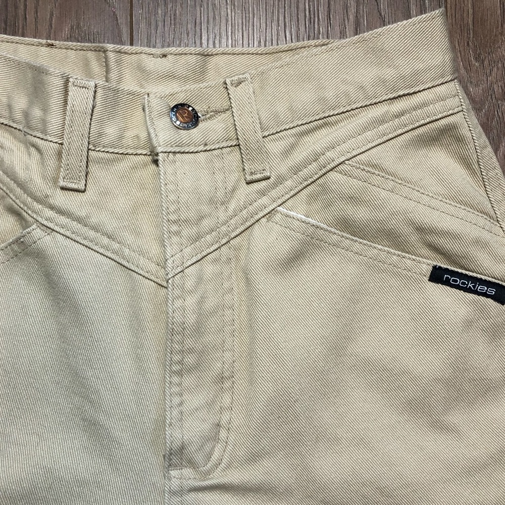 Vintage Rocky Mountain Clothing Co. Rockies Beige Jeans